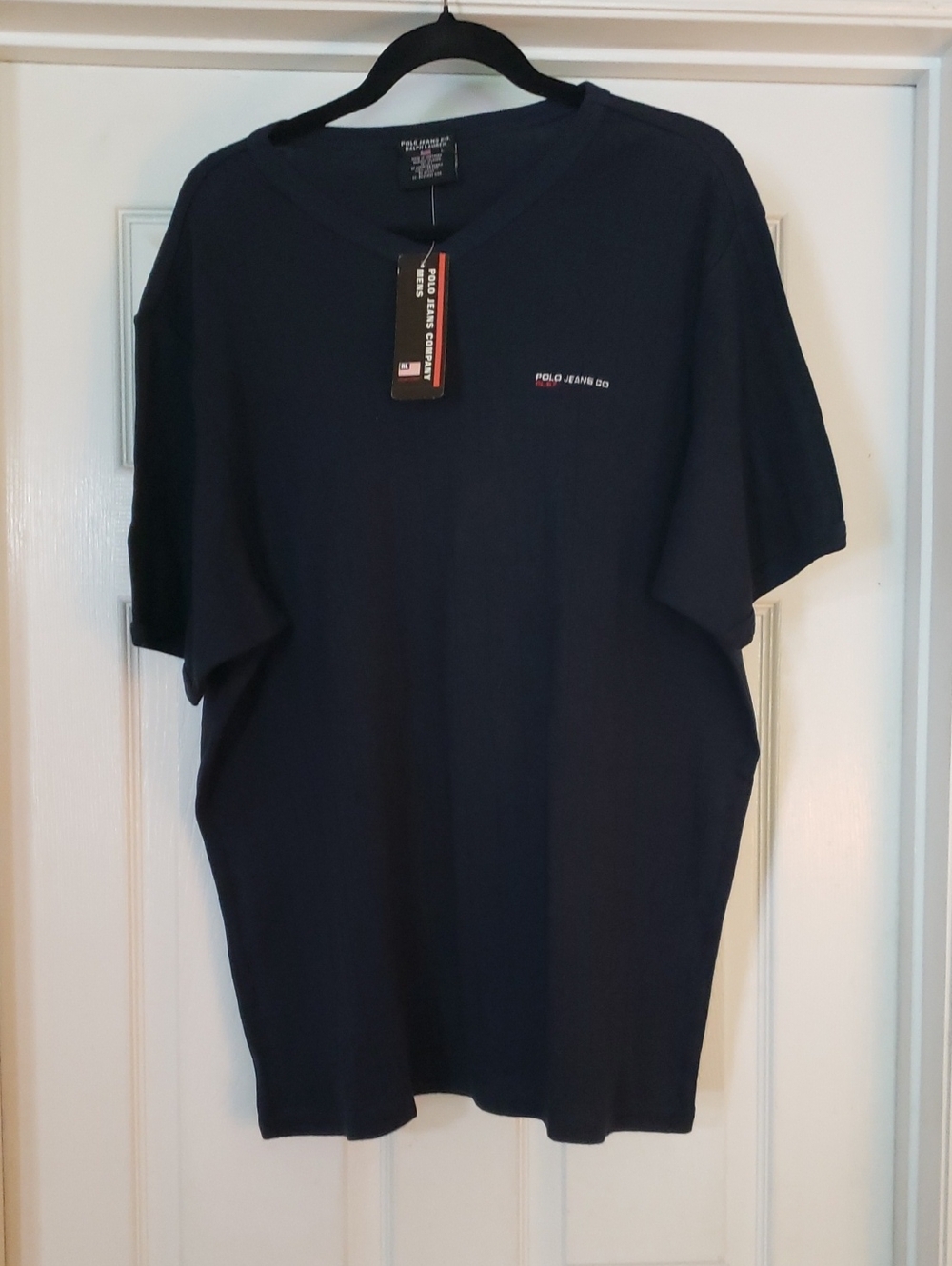 NWT-Men's Nrw Berry Street Polo Jeans CO Ralph Lauren V-Neck T-Shirt Large